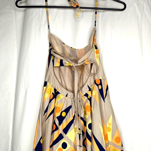 GORMAN khaki geometric dress - Picture 2 of 6